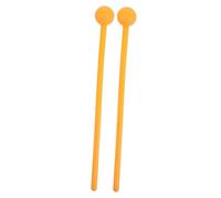 ORFOFE Mallets Percussion Sticks 2pcs Orange Abs Xylophone Sticks with Comfortable Grip for Carillon Musical Instrument, Simple Stylish Design for Beginners and Children