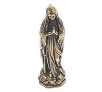 ORFOFE Mary Statue Catholic Religious Figurine Desktop Church Decoration Craft Figurine for Home Office Tabletop Adornment