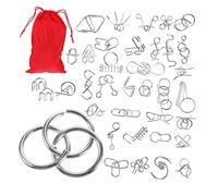 ORFOFE Metal Brain Teaser Puzzle Wire Logic for Adults and Students Enhances Critical Thinking Problem Solving and Sensory Play Educational Mind Exercise