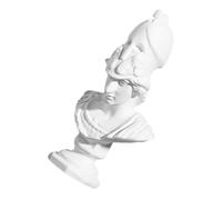 ORFOFE Mini Athena Resin Bust Sculpture for Sketch Practice Model Classical Greek Mythology Statue with Realistic Detail Handcrafted Home Decor Ornament for Artists and Study Rooms