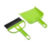 ORFOFE Mini Handheld Broom and Dustpan Set for Desktop and Bed Compact Soft Bristle Brush for Keyboard and Electronics Cleaning Space-Saving Integrated Design for Home and Car Use