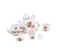 ORFOFE Mini Teacup Dollhouse Decoration Mini Milk Tea Cup