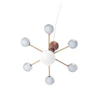 ORFOFE Miniature Ceiling Chandelier Light for Dollhouse Mini House Decoration Tiny Hanging Lamp with Warm White LED Suitable for Sand Table Living Model Realistic Miniature Lighting