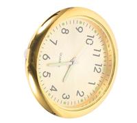ORFOFE Miniature Doll House Wall Clock Model Lightweight Glossy Mini Round Clock Accessory for Dollhouse Decoration Miniature Enthusiasts DIY Scene Adornment