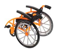 ORFOFE Miniature Doll Wheelchair and Crutches Foldable Medical Accessories for Dollhouse Realistic Design for Imaginative Play and Action Figures