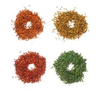 ORFOFE Miniature Simulation Leaves Realistic Fall Decorative Leaves for DIY Fairy Garden Model Railway Scenery Landscape Spring to Autumn Colors