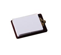 ORFOFE Miniature Writing Board Model for DIY Mini House Decoration Alloy and Paper Material Vivid Design Photo Prop Practical Craft Supply for Phone Accessories