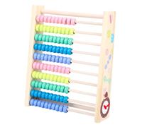 ORFOFE Multi-functional Wooden Double-sided Abacus and Drawing Board for Educational Math Learning Tool with Colorful Beads for Hand Flexibility and Cognitive Development Suitable for