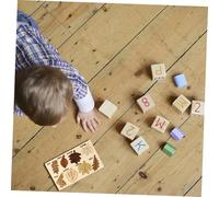 ORFOFE Multi-functional Wooden Leaf Puzzle for Early Education Cognitive Learning Aid for Autumn Nature-themed Montessori Puzzle Fine Motor Skill Development Game for Boys
