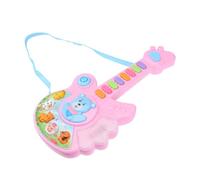 ORFOFE Musical Guitar for Ages Lightweight Portable Instrument Enhancing Dexterity and Hearing Skills Creative Parent Interaction Without Battery Random Color