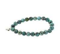 ORFOFE Natural Stone Beaded Bracelet for Women Handmade Fashion Wrist Jewelry with Heart Pendant Simple Stylish Accessory for Parties and Everyday Wear