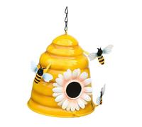 ORFOFE Outdoor Hanging Bird Nest for Parrots with Winter Warmth Garden Ornament for Backyard Park Balcony Space-saving Nesting Box for Birdwatchers and Bird Comfort