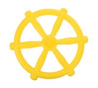 ORFOFE Outdoor Steering Wheel for Playhouse Plastic Pirate Ship Wheel with Quick Mount for Treehouse Climbing Frame Backyard Playground Accessories