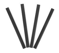 ORFOFE Pack of 4 Rubber Strips Replacement of the Rubber Lip Dustpan Flex Head Ratchet Repair of Dustpan Dustpan Replacement Rubber Strips Rubber Squeegee Completion Broom