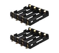 ORFOFE Parallel Connection Battery Box with Stable Output Assurance, 2pcs DIY for Lightweight Plastic and Alloy Battery Holder for Outdoor Use Wedding Decoration Birthday Events