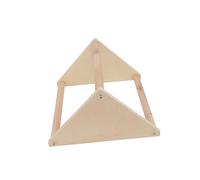 ORFOFE Parrot Standing Rack Triangular Bird Cage Accessory with Smooth Polished Surface for Pet Birds and Chicks Indoor Use to Cage Boredom