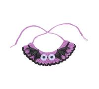ORFOFE Pet Cat Scarf Halloween Adjustable Dog Collar Fits Neck Circumference Knitted Bib for Kitten and Puppy