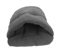 ORFOFE Pet Dog Cat Bed Warm Cotton Padded Kennel Nest Mat for Puppies and Kittens Xs Grey Lightweight Easy to Clean Cozy for Pets