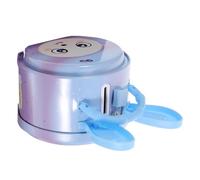 ORFOFE Piggy Bank Lock, Small Blue Iron Coin Storage Box for Boys and, Unbreakable Money Savings Bank Suitable for and Math Teaching