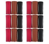 ORFOFE Plastic Cold Wave Perm Rods with Elastic Bands 3 Sizes Hair Curling Rollers for Women Sturdy Curl Definition and Adaptable for Hair Types for Styling and DIY Hairdressing