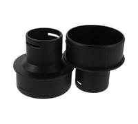 ORFOFE Plastic Pipe Reducer Fittings 2pcs 42mm to 75mm Straight Connector for Heater Ducting Pipes Repair and Maintenance in Vehicles