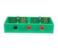 ORFOFE Plastic Terminal Battery Holder with 4 Parallel Slots Easy to Use Battery Case for Physics Electricity Experiment for School Teaching and Practical Science Labs