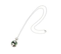 ORFOFE Pocket Watch Necklace Chain Watch with Panda Ceramic Pendant Roman Arabic Numeral Dial Classic Style for Children Festival Souvenir
