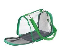 ORFOFE Portable Bird Travel Cage for Small Birds Parrots Conures and Parakeets Handheld Carrier Bag with Handle and Strap Easy-clean Secure Transport for Reptiles and Small Pets