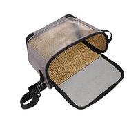 ORFOFE Portable Birdcage Bag for Small Birds Transparent Pet Carrier Parrot Travel Cage Shoulder Strap Pet Supplies Outdoor Carrying Bag