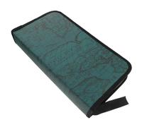 ORFOFE Portable CD DVD Storage Case with Zipper Closure, Non-Woven Material, Capacity for 80 Discs, Full Range Protection, for Self-Driving Tours and Travel Random Color
