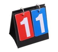 ORFOFE Portable Double Sided Score Flipper for Soccer and Volleyball Easy Flip Scoring and Stable Tabletop Placement, Mini Handheld Score Keeper for Tabletop Competitions and Tournaments,