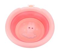 ORFOFE Portable Folding Basin Collapsible Washing up Bowl Drainer for Camping Household Random Style