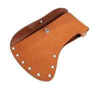 ORFOFE Portable Hatchet Protective Case Cattlehide Cover with Stitching Outdoor Camp Sheath for Easy Storage and Carrying