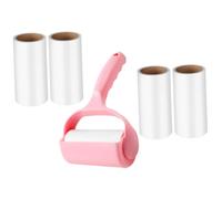 ORFOFE Portable Pet Hair Remover Lint Roller with Sticky Convenient Clothes and Sofa Cleaner for Dog Hair Fluff Dust Removal Includes Handle and Dust Cover