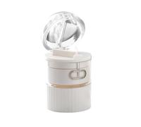 ORFOFE Portable Pill Box Crusher and Cutter for Travel Use Medicine Organizer for Tablets