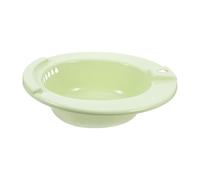 ORFOFE Portable Sitz Bath Bowl with Overflow Hole for Postpartum Care and Pregnancy Support Wall-mountable Design for Elderly and Disabled Fit Toilet Seat Soaking Basin for Home Use