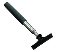 ORFOFE Portable Telescopic Car Rearview Mirror Squeegee Cleaner Brush with Long Handle, Black Mini Window Wiper Tool for Automotive Windshield and Mirror Cleaning in Rainy or Foggy