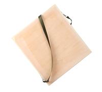 ORFOFE Portable Wooden Sketching Board with Adjustable Triangle Stand, Double-Sided Edge-Protected Drawing Board with Strap for Outdoor Drafting and Terrain Mapping