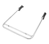 ORFOFE Practical Stainless Steel Office Chair Foot Rest Stand with One-piece Design and Easy to Push and Pull Function, Silver Foot Support Under Desk for Comfortable Seating