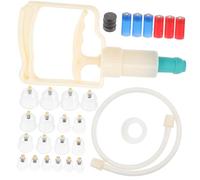 ORFOFE Professional Vacuum Cupping Set 18 Pieces Household Chinese Cupping Cups Foam Liner for Therapy and Health Care