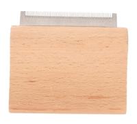 ORFOFE Professional Wooden Horse Groom Brush for Deshedding and Grooming Large Animals Ergonomic Pet Comb for Shedding Hair Removal and Improved Circulation Suitable for Horses and Cattle