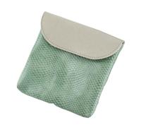 ORFOFE Pu Leather Coin Purse and Large Capacity Tampon Storage Bag with Magnetic Buckle, Portable Change Pouch in Matcha Green for Women’s Travel and Daily Organization