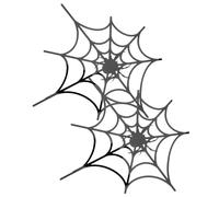 ORFOFE PVC 2 for Decal Spider Sticker Sheet Scary Black Spider Web, Decoration Halloween Wall Window, Pane, Store