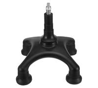 ORFOFE Quad Cane Base Attachment for Walking Stick Lightweight Rotatable Four-Legged Cane Bottom Cap for Enhanced Stability and Easy Direction Change Portable Crutch Foot Pad Replacement