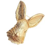 ORFOFE Rabbit Brooch Lapel Pin Alloy Metal Animal Brooch for Women Clothes Scarf Hat Accessory Cute Vintage Style Pin for Backpack and Coat Decoration