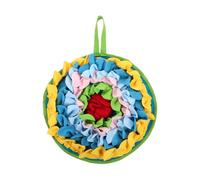 ORFOFE Rabbit Snuffle Mat for Animals Slow Feeding Cushion Pet Training Snuffle Pad with Dense Floral Design for Rabbit and Hamster Enrichment and Weight Management