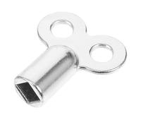 ORFOFE Radiator Bleed Key with Wrench Air Bleeder Valve Tool for Home Heating Systems Silver Finish