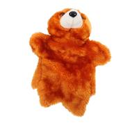 ORFOFE Realistic Bear Hand Puppet Plush for Soft Plush PP Cotton Animal Puppet for Storytelling Interactive Role Play Party Prop for Parent Bonding