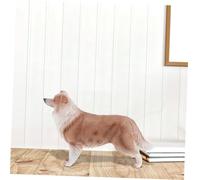 ORFOFE Realistic Border Collie Dog Figurine Plastic Simulation Model for Educational Creative Play Collectible Decor Gift
