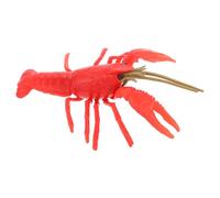 ORFOFE Realistic Lobster for Wear-resistant Decorative Crayfish Model Educational Ocean Animal Figurine for Cognitive Development and Home Play Safe Material Red Small